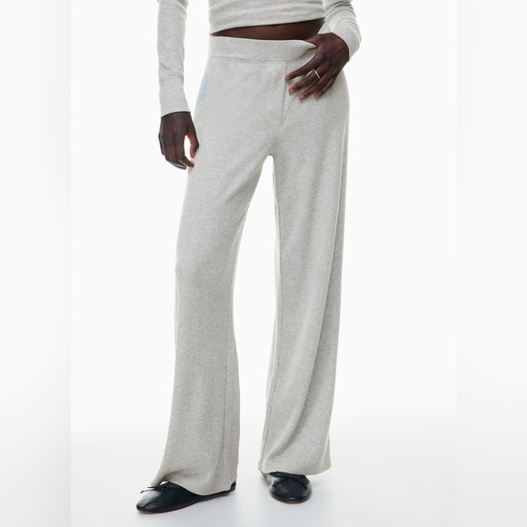 New! Aritzia wide leg waffle knit lounge pant - Picture 1 of 3